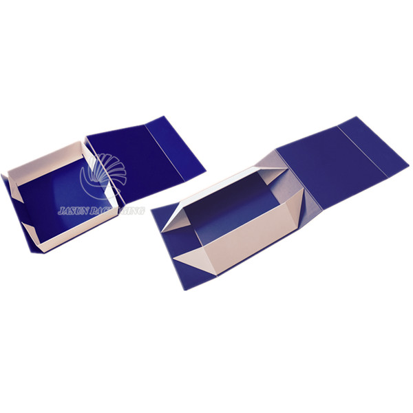 New Dark Blue Square Gift Packing Folded title=