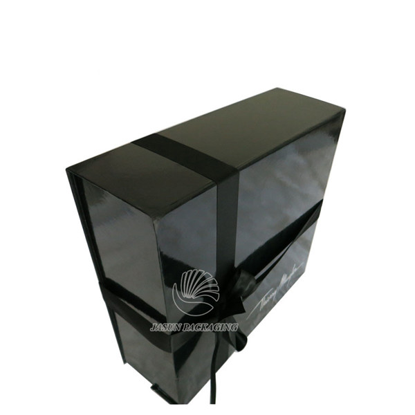 wholesale custom magnetic foldable black flat pack