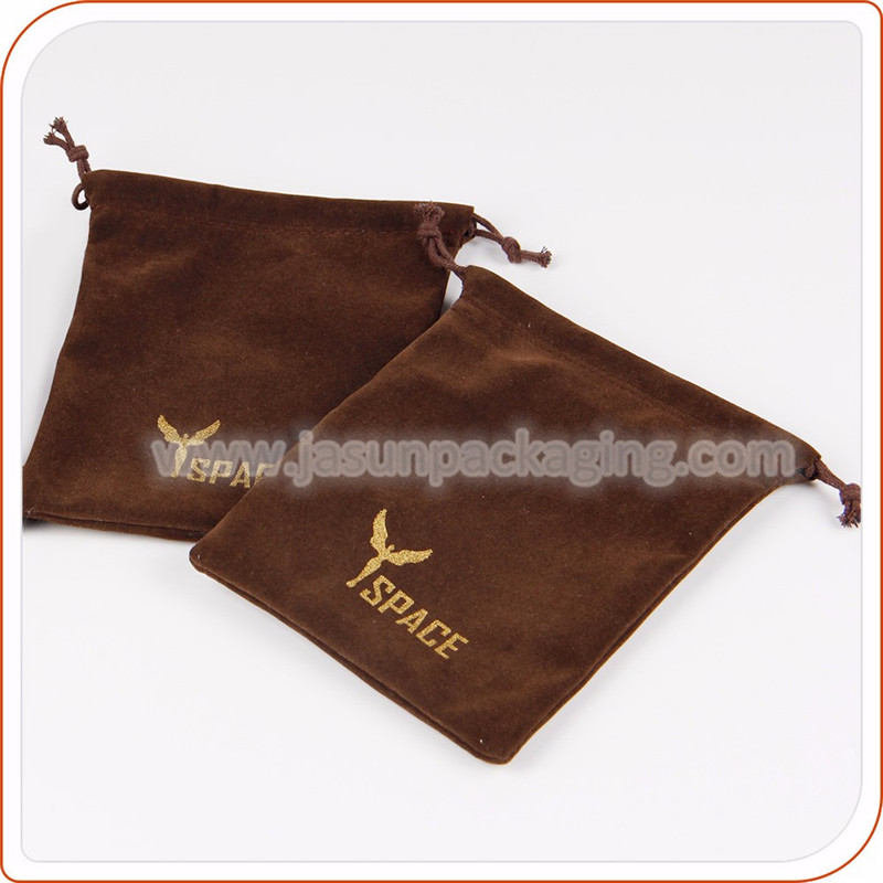 custom velvet jewelry drawstring pouch bag wholesale